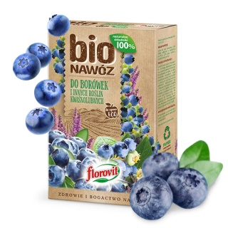 Nawóz do Borówek i Innych Roślin Kwaśnolubnych Mineralno Organiczny Granulat 1kg Bio Florovit