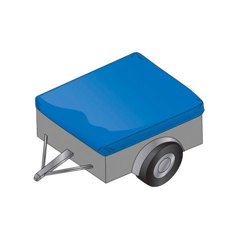 Plandeka 60g 10m x 10m Niebieska