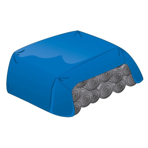 Plandeka 60g 10m x 20m Niebieska