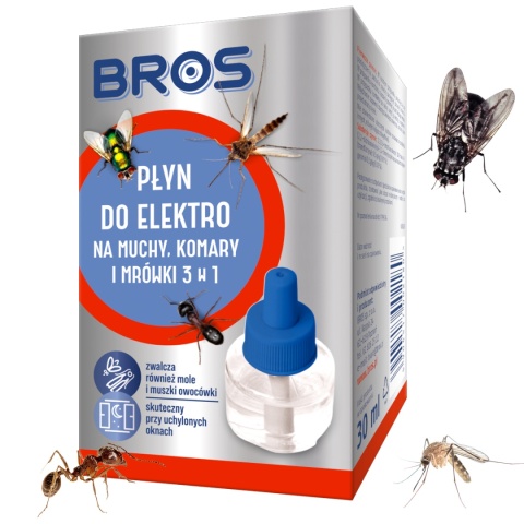 Płyn Na Komary i Kleszcze Do Elektrodumigatora Owadobójczego 3w1 Bros