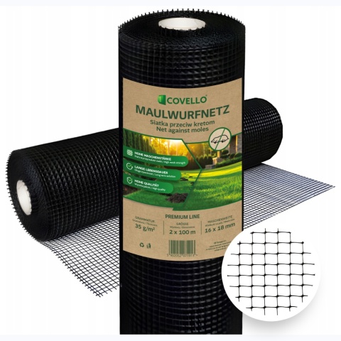 Siatka na Krety 35g 2m x 100mb Premium Line Covello