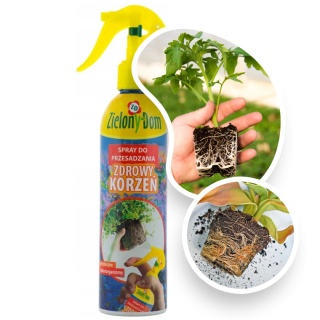 Spray Do Przesadzania Roślin 300ml Zdrowy Korzeń Zielony Dom