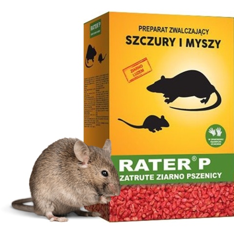 Trutka Na Szczury i Myszy Zatrute Ziarno 1kg Rater P Themar
