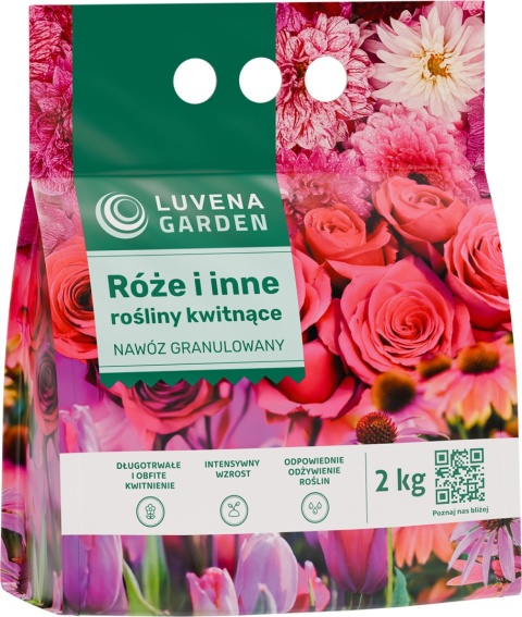 Nawóz Do Róż i Roślin Kwitnących Granulowany 2kg Luvena